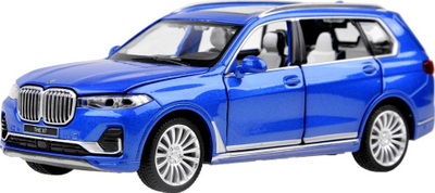Lodër makine SUV BMW X7, metal, shkallë 1:32, blu
