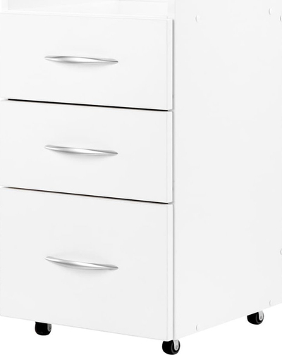 Dollap salloni Activeshop Combi Cabinet II, me ndarje, i bardhë