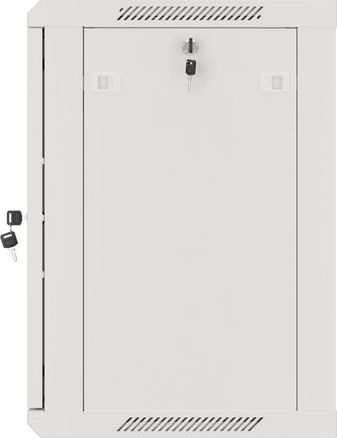 Kabinet muri Lanberg WF01-6412-00S, 19" 12U, mban gjer në 60 kg, gri
