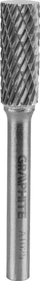 Freza cilindrike për metal Graphite 55H352, 10 x 25 mm, shank 6 x 45 mm, metalike