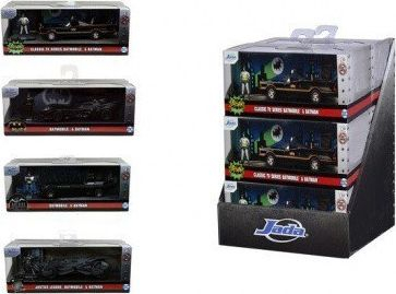 Makina lodër Dickie Jada Batman Batmobile, shkallë 1:32, me figurinë 5 cm, e zezë