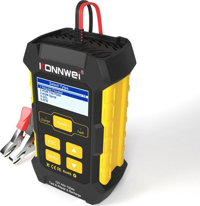 Tester baterie Konnwei KW510, 12V, multifunksional, i zi