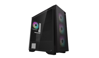 Kasë DeepCool Matrexx 55 Mesh ARGB 4F Midi Tower, i zi