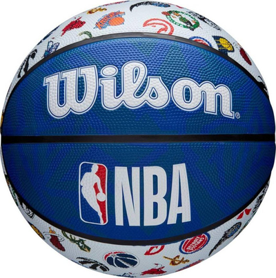 Top basketbolli Wilson NBA All Team Ball WTB1301XBNBA, gome, blu e kuqe