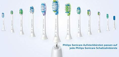 Koka furçe dhëmbësh Philips Sonicare W2 Optimal White HX6062/13, BrushSync, set 2 copë, e zezë