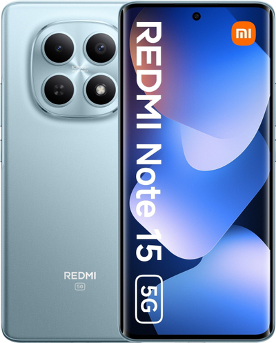 Телефон Xiaomi Redmi Note 15 5G, 8GB 256GB, AMOLED 120Hz, Glacier Blue