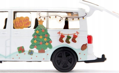 Lodër makinë Siku VW T5 Snowman, Limited Edition, metalike, e bardhë