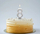 Qiri torte Godan numri 8 Diamond Metallic, 7.6 cm, ngjyrë argjendi