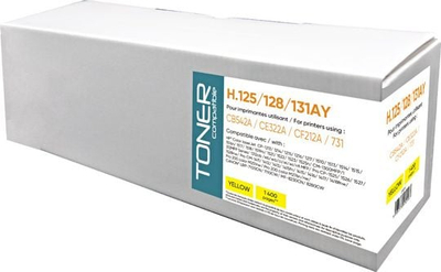 Toner printeri HP 125A, ngjyrë e verdhë, origjinal