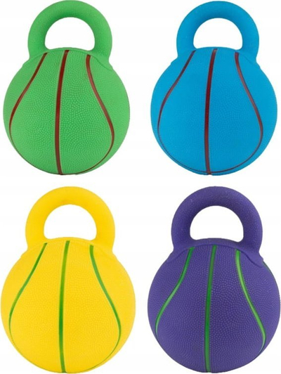 Loje për qen BarryKing, top basketbolli vinyl, 16 cm, me dorezë