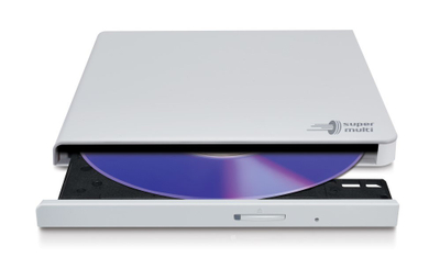 Lexues DVD-RW portabël LG GP57EW40, USB 2.0, ultra i hollë, i bardhë