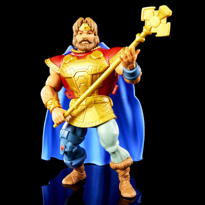 Figurë aksioni Mattel Masters of the Universe King Randor, Origins Rise of Snake Men, 14 cm, shumëngjyrëshe