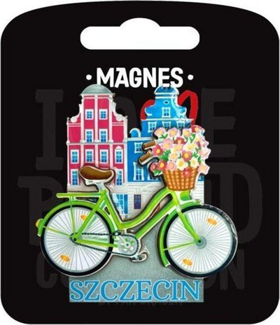Magnet frigoriferi suvenir I Love Poland Szczecin ILP MAG C SZCZ 06, për zbukurim, shumëngjyrësh