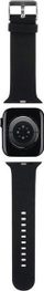 Rrip ore Karl Lagerfeld për Apple Watch, Rubber NFT Karl &amp; Choupette, 42/44/45mm edhe Ultra, i zi