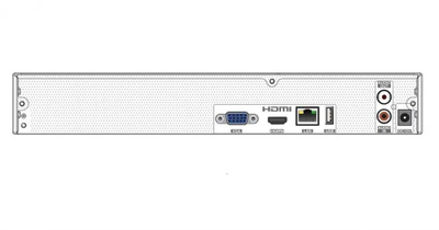 Regjistrues rrjeti Dahua CAMVI NVR6108-D1-B2, 8 kanale, 8MP, i zi