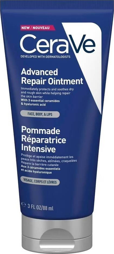 Balsam rikuperues Cerave Advanced Repair Ointment, 88ml, për lëkurë të thatë