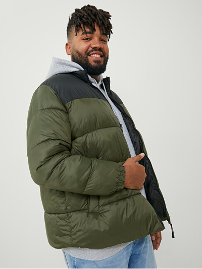 Xhup për meshkuj Jack&Jones PLUS, i gjelbër