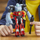Figura aksion Transformers Hasbro EarthSpark Cyber-Combiner Terran Twitch dhe Robby Malto, 13 cm, set 2 copë, shumëngjyrëshe