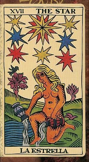 Karta Tarot Fournier Spanish Tarot 184417, 78 letra, 12x7 cm, shumëngjyrëshe