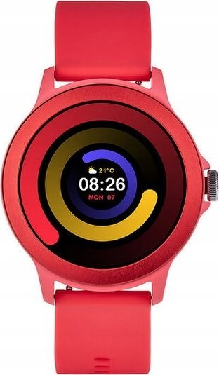 Smartwatch Tracer SMK3 Slay, 1.83", Bluetooth 5.3, i kuq