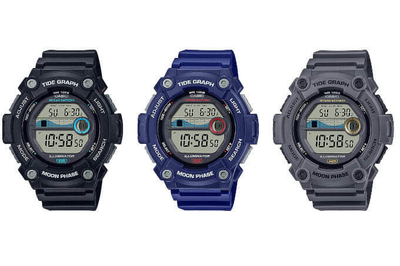 Orë sportive Casio WS-1300H-1AVEF, e zezë