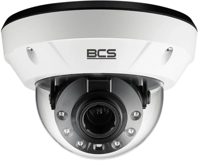 Куполна IP камера BCS BCS-U-DIP65VSR4, 5MP, IR 40 m, бела