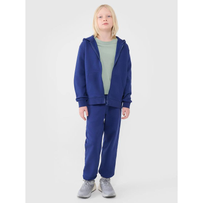Bluzë çunash 4F 4FJWSS25TTSHM2324, oversize, pambuk, jeshile