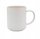 Set filxanësh MG Home Artena, porcelani, 400 ml, 6 copë, bezhë edhe të bardhë me vija të arta