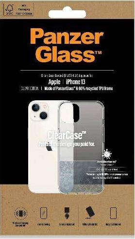 Kopertinë PanzerGlass ClearCase për iPhone 13 6.1", antibakteriale, transparente