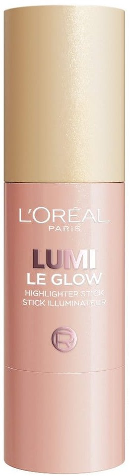 Хајлајтер во стик L'Oréal Paris Lumi Le Glow 635 Glowy Golden Couture, 6.5g, златна нијанса