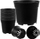 Set me vazo plastike Production Pot, 20 copa, 2 litra, ngjyrë e zezë