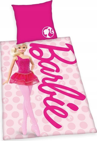 Set mbuloje jorgani Barbie Herding Heimtextil, për kalamaj, me zinxhir, rozë