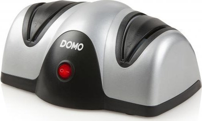 Електричен острилач за ножеви DOMO DO9204KS, двофазен систем, нелизгачки ножички, сива