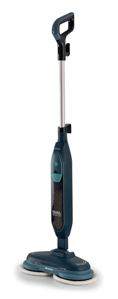Fshesë me avull Ariete Dual Steam Scrub 4178, 1200W, furça rrotulluese, blu