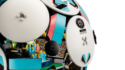 Set ndërtimi LEGO Editions 43019 Soccer Ball, dekorativ
