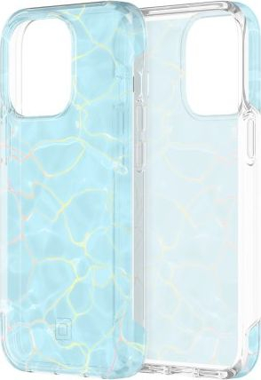 Mbulesë telefoni Incipio Design Series Reflections për iPhone 13 Pro, transparente blu