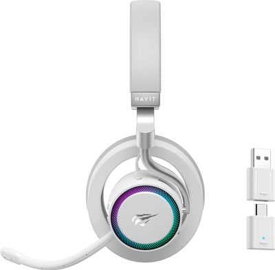 Maush gaming Havit Fuxi H8, ergonomik, me kabllo, i bardhë