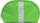 Çantë kozmetike Donegal Cosmetic Bag, për goca, jeshile neon