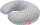Jastëk për gjidhënie Motherhood Nursing Pillow, formë U, me mbulesë, gri klasike