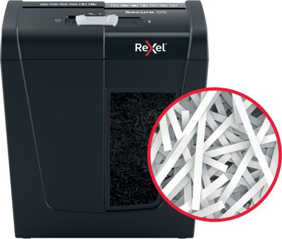Makinë për grisje dokumentesh Rexel Secure S5 P-2, 10L, për shpi dhe zyrë
