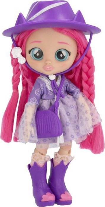 Модна кукла BFF од Плачливи Бебиња Кејти, 20 cm, за девојчиња 4 7 години, розова виолетова