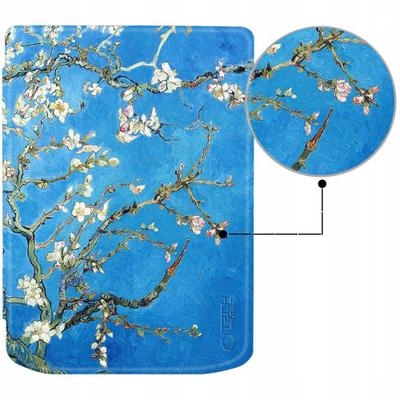 Mbulesë lexuesi Tech-Protect SmartCase për PocketBook Verse Pro Lite, me Sleep Wake, blu