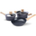 Set tenxhere Lamart LT1282, 5 pjesë, e zezë/kafe