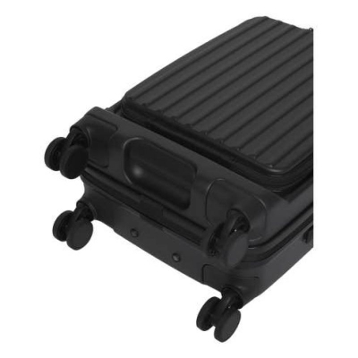 Valixhe Acer GP.LUG11.009, 4 rrota, poliester i ricikluar, e zezë