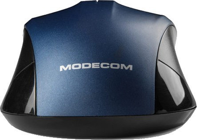 Mouse wireless MODECOM MC-WM9.1, optik, 1600 DPI, blu me të zezë