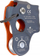 Капса за јаже Climbing Technology CRIC 434584, со вградено тркало, за јаже 8-13mm, портокалова