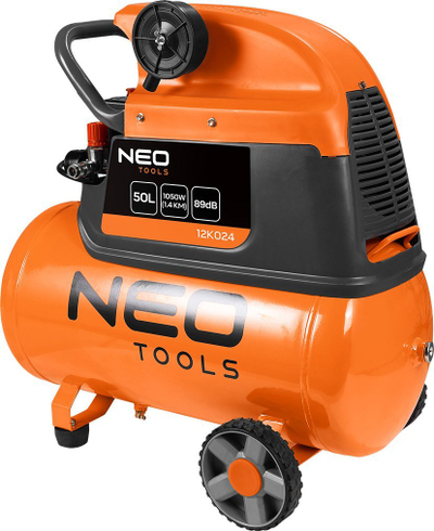 Kompresor me vaj NEO Tools 12K024, 50L, 1050W