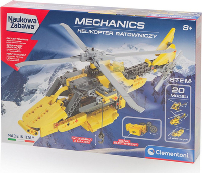 Lodër helikopter shpëtues Clementoni Mechanics