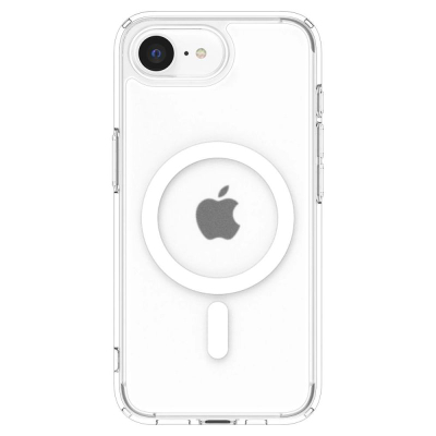 Këllëf telefoni Spigen Ultra Hybrid MagSafe, për iPhone 16e, transparent Frost White