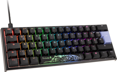Tastierë gaming Ducky One 2 Pro Mini, mekanike Cherry MX Brown, RGB LED, e zezë